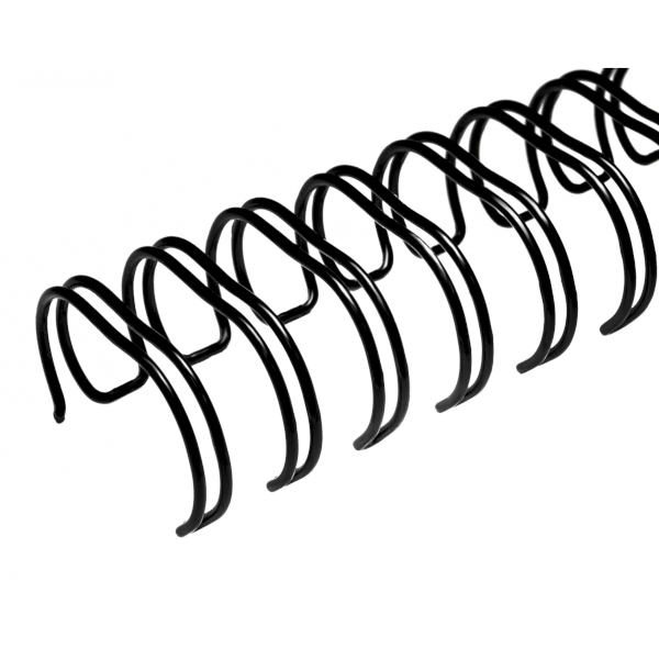 Пружина для переплёта метал. 12,7мм (до 100л) черная 1шт