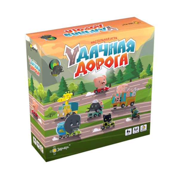 Игра настольная "Эврикус" "Удачная дорога" в коробке BG-11045