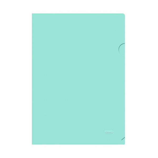 Папка-уголок А4, 1отд., 180мкм, мятная "Premium. NEWtone Pastel. Мята" AG4_05039 Hatber