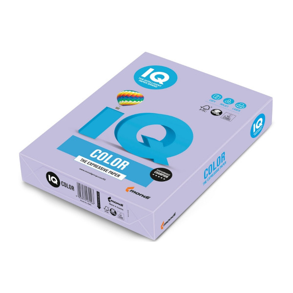 Бумага А4 80г/500л лиловый-бледный Lavender LA12 IQ Color