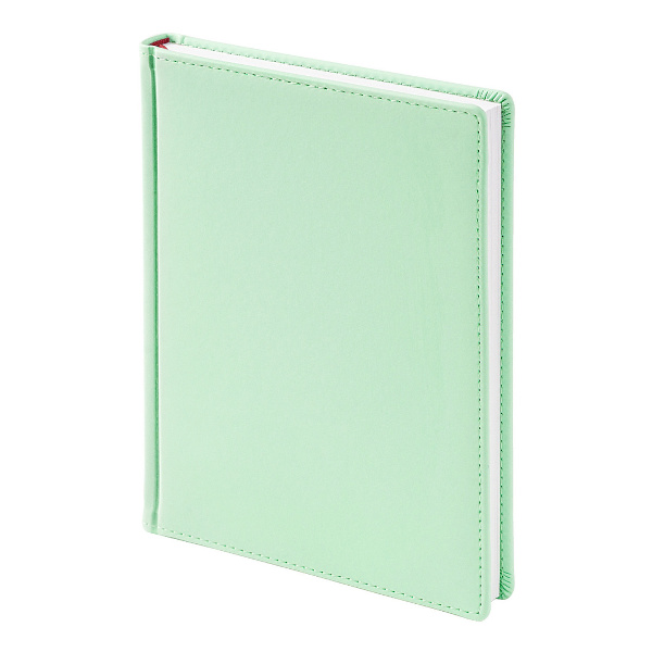 Ежедневник А5+ не дат Альт "Velvet" тв.обл., зефирный мятный, линейка, иск. кожа 3-115/36.