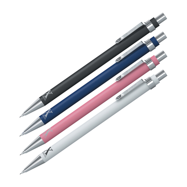 Карандаш механический 0,5мм HB, пластик. корп., ассорти, ластик "X" BSk_12095 Berlingo