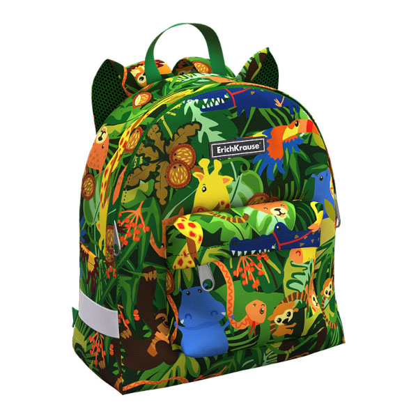 Рюкзак Erich Krause "EasyLine Mini Animals 6L Jungle" 25*22*11см 56714