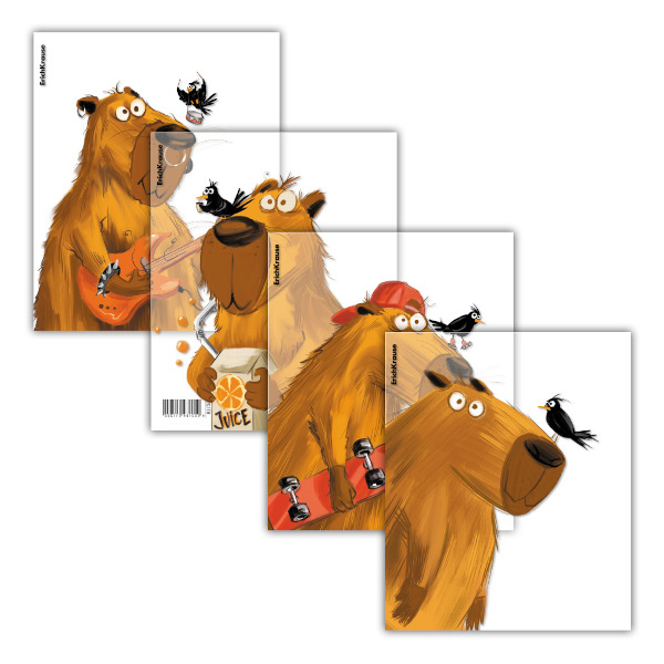 Обложка 300*470мм для тетрадей, контур.карт А4, прозрач., ПП 80мкм 	SPP300.80UST/SP300.1 ArtSpa