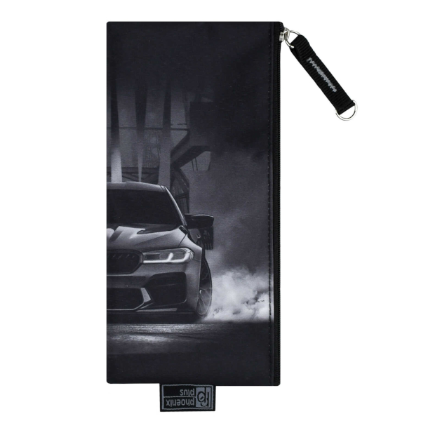 Пенал-косметичка 1 отд., 19,5*9см "Драйв" без напол., микрофибра на ПВХ-осн. 72003 Феникс+