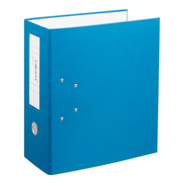 Файл А4, 125мм, ПВХ, с двумя арочными механизмами, синий, до 800 листов 226054