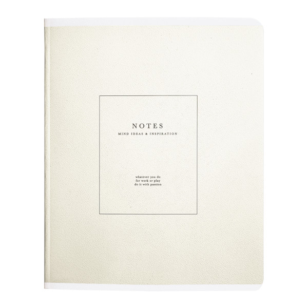 Тетрадь 48л А5 клетка "Notes" картон, бежевый N3926 Be Smart