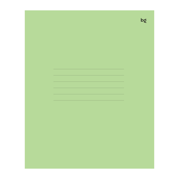 Тетрадь 12л А5 клетка "Зеленая без подсказа" бумага, зеленый Т5ск12 63714 BG