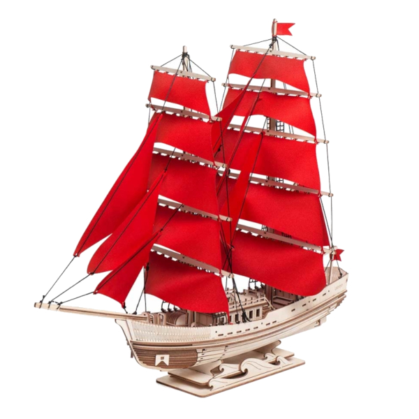 Конструктор деревянный Lemmo "Корабль. Секрет океана" 174 элемента 0191