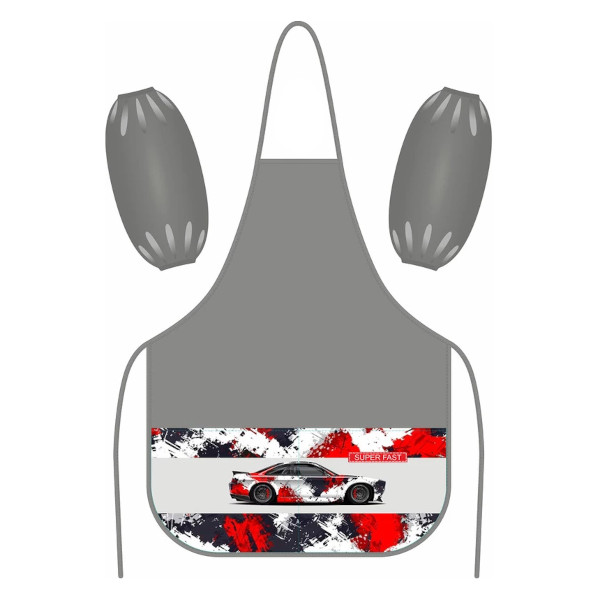 Фартук для уроков труда+нарукавники "Трек" 49*39см, 2 кармана PA0002-12 Lamark