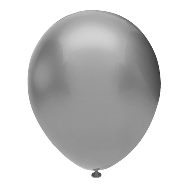 Набор шаров "Металлик" d-30см, 50шт, серебро 812023 Орбиталь