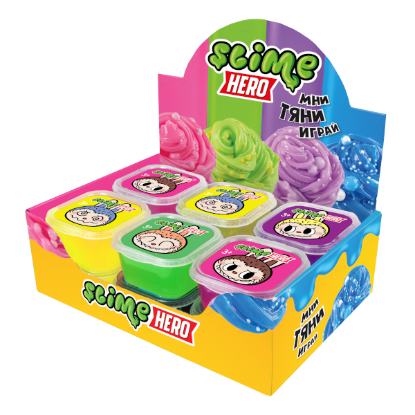 Слайм Slime "Hero" ассорти, 60г SLM463
