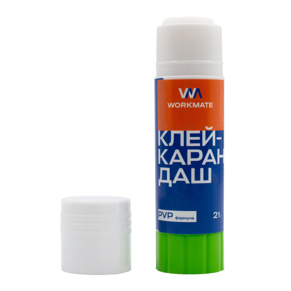 Клей-карандаш 21г, ПВП 15-0652 Workmate
