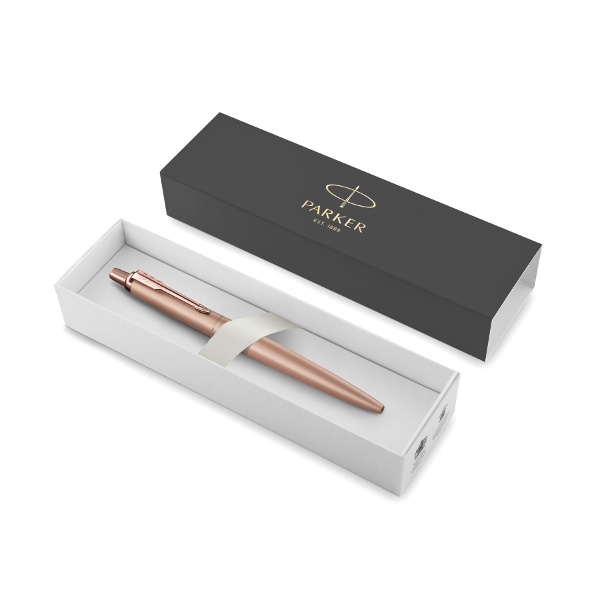 Ручка шар PARKER "Jotter XL Mono Pink Gold PGT" синяя, корпус нерж. сталь розовый, 1 мм 2122755