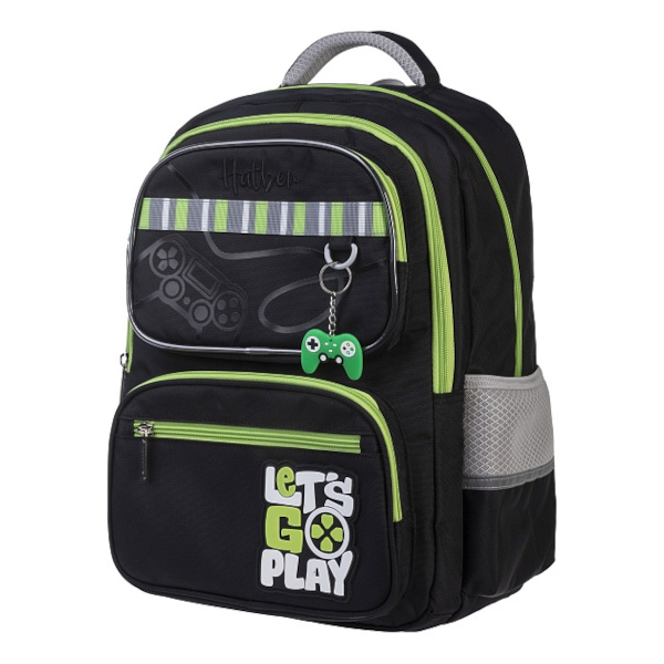 Рюкзак Hatber Cool "Let`s go play" 2отд., 5карм., полиэстер, 40*29*17см NRk_26004