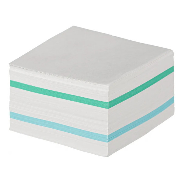 Блок для записей Attache "Economy" 90*90*50мм, цветной с белым, 65/80гр, белизна 92% 1179441