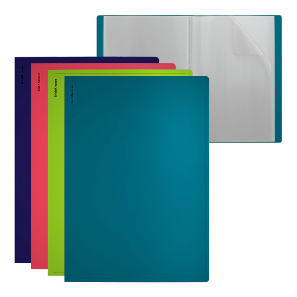 Папка 20 файлов А4, 17мм, 600мкм, ассорти "Soft Reef" 62962 Erich Krause