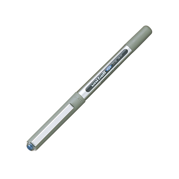Роллер 0,7мм, синий, корп. серебро "Uni-Ball Eye UB-157" 71168