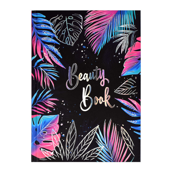 Записная книга А5 128л "Для мастера красоты. Тропики" сшивка, тв.обл., 7БЦ, рисунок 58143 Феникс+